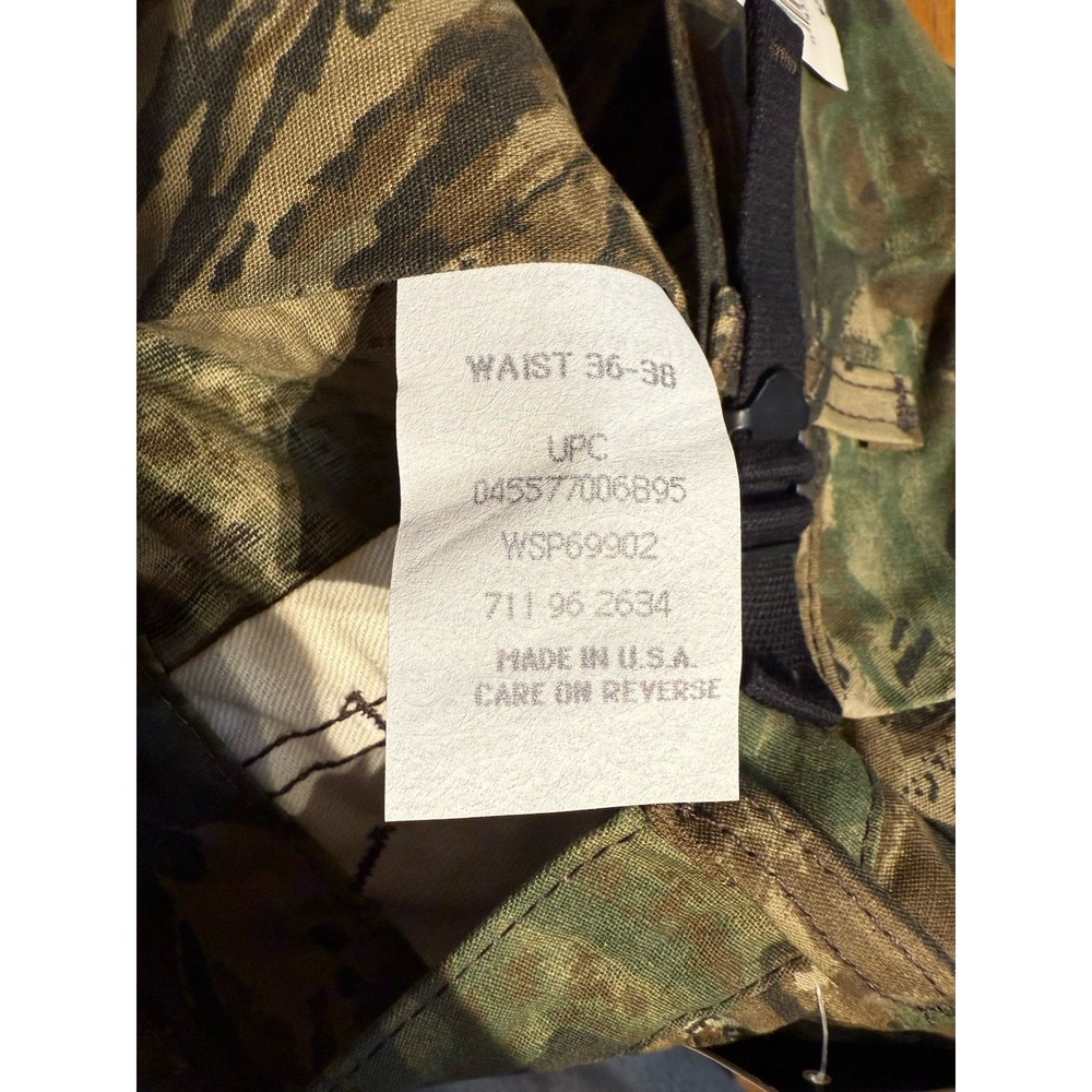 Liberty Rugged Outdoor Gear Realtree Camo Pants L 36-38 USA Made NWT Ripstop VTG - Picture 10 of 15